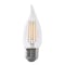 Feit Electric 2 LED Bulb, Decorative, Flame Tip Lamp, 40 W Equivalent, E26 Lamp Base, Dimmable, Clear BPEFC40/927CA/FIL - alternate 1