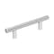Amerock Bar Pulls Hollow 3-3/4 inch (96mm) Center-to-Center Polished Chrome Cabinet Pull, 10PK 10VMP3724126 - alternate 1
