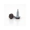 Malco Screw, 1/2-7 Thread, Single Thread, Hex, Slotted Drive, Sheet Metal Royal Brown, 100PK HW7X1/2ZRBG - alternate 2