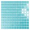 Apollo Tile Sky Blue 11.8 in x 11.8 in Glass Glossy Floor and Wall Mosaic Tile 9.67 sqft/case, 10PK APLA88041 1X1A - alternate 3