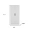 Homeroots Two Piece White Bedroom Set 530269 - alternate 5
