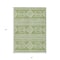 Homeroots 8' X 10' Green And Ivory Southwestern Washable Indoor Outdoor Area Rug 593675 - alternate 3