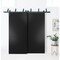 Sartodoors Slab Barn Door Panel, Planum 0010 Black Matte, Sturdy Finished Modern Doors, Pocket Closet Sliding PLANUM0010S-BLK-1884 - alternate 2