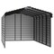 Arrow Storage Products 12 x 24 x 9 ft Eggshell Steel Carport with 3 Wall Kits CPH122409ECL3 - alternate 1