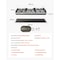 Vevor Gas Cooktop 36 inch 5 Burners Built-in Gas Stove Top with SABAF Burner MGBS-865B8 - alternate 2