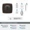 Amerock Stature Oil Rubbed Bronze Transitional Single Robe Hook BH36090ORB - alternate 4