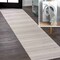 Jonathan Y Fawning Two-Tone Striped Classic Low-Pile Machine-Washable Cream/Light Gray 2 ft. x 8 ft. Runner Rug WSH304B-28 - alternate 1