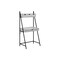 Homeroots 32" Gray and Black Wood and Metal Sled Computer Desk With Four Drawers 489873 - alternate 3