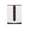 Homeroots White And Grey Chest With 5 Drawer 384008 - alternate 1