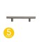 Sapphire Hollow Series 3 in. Center-to-Center Modern Stainless Steel Cabinet Hardware Handle/Pull, 5PK SP-HW3-SS-M-5 - alternate 1