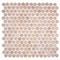 Apollo Tile Lucenza 12x12 in. Clay Beige Matte Recycled Glass Penny Round Mosaic Tile (10.56 sq ft/case) 12PK APLGIO88CLAPENA - alternate 1