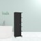 Homeroots 20" Black Wood Freestanding Single Door Bathroom Vanity 543614 - alternate 3