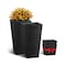 Vevor Tall Planter Set of 2 Square Tapered Planters 22 in for Outdoor Indoor, 2PK KD9942 - alternate 1