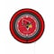 Holland Bar Stool Illinois State University 15 Double Neon Wall Clock Clk15BK - alternate 1