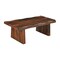 Homeroots 51" Dark Brown Solid Wood Sled Coffee Table 521933 - alternate 2