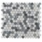Apollo Tile 11x12 Bardiglio Nuvolato, Carrara Marble Polished Floor and Wall Mosaic Tile 4.83 sqft/case, 5PK APLSE88P06PA - alternate 3