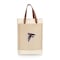Picnic Time Family Of Brands Atlanta Falcons - Pinot Jute 2 Bottle Insulated Wine Bag, (Beige) 539-02-187-024-2 - alternate 1