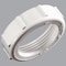 Do It Best 1-1/2'' x 1-1/2'' White Plastic Slip Joint Nut and Washer DIB20955 - alternate 1