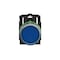 Schneider Electric Illuminated push button, Harmony XB5, plastic, blue flush, 22mm, universal LED, plain lens, 1NO + 1NC, 24V AC DC XB5AW36B5 - alternate 2