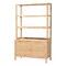 Bali & Pari Mortis Natural Rattan Storage Cabinet, 4-Tier 269-14648-ZORO - alternate 1