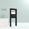 Homeroots 25" Black Wood Freestanding Double Door Bathroom Vanity 543620 - alternate 3