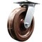Service Caster 8 Inch Heavy Duty Top Plate High Temp Phenolic Swivel Caster with Roller Bearing SCC-35S820-PHRHT - alternate 1