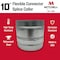 Mitchell Metal 10" HVAC Flexible Collar Connector, Galvanized Sheet Metal 28-Gauge, Easy Installation MM-91610 - alternate 2