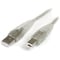 Startech.Com 10FT TRANSPARENT USB 2.0 RATED CABLE USB AB USB2HAB10T - alternate 1