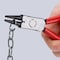 Knipex 6 1/4 in Round Nose Plier Plastic Coated Handle 22 01 160 - alternate 2