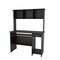 Homeroots 47" Espresso Solid Wood Computer Desk With Hutch 249810 - alternate 1