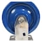 Vestil Solid Polyurethane Rigid Caster 6 In. Diameter x 2 In. Width 1200 Lb. Capacity Dark Blue CST-F-SS-6X2SP-R - alternate 3