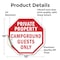 Signmission Private Property Campground Guests, 10 Inch X 10 Inch, Vinyl Decal OC-D-10-31 - alternate 2