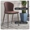 Leisuremod Mosaic Collection Modern Dining Chair in Plum Purple Fabric, 2PK MC44PR2 - alternate 3