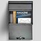 Mail Boss Metro Locking Wall-Mount Mailbox, Galaxy, 14/16-Gauge Steel 805943 - alternate 4