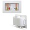Everflow Washing Machine Outlet Box W/ Hammer Arrestors 1/2'' CPVC; White ABS SB300-CH - alternate 2