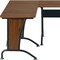 Homeroots 32" Black Wood and Stainless Steel Computer Desk 723770 - alternate 2