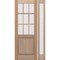 Doornmore G5009, 51.5" x 98" ( 36" Door + 12" Side) Left Hand, Mahogany SDL 9 Lite, 1/2 Lite Exterior Door G5009-SW-3696-G101-SL_1-1_LI - alternate 1
