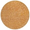 Homeroots 8' Orange Gray And Ivory Round Polka Dot Washable Indoor Outdoor Area Rug 599066 - alternate 3