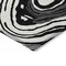 Homeroots 3' X 5' Black Gray And Ivory Abstract Washable Indoor Outdoor Area Rug 601248 - alternate 2