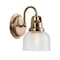 Jonathan Y Virginia 5.75" 1-Light Metal/Glass LED Vanity Light, Brass Gold JYL7407B - alternate 2