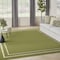 Homeroots 8' X 10' Green And Ivory Indoor Outdoor Area Rug 545512 - alternate 2