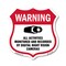 Signmission Video Surveillance Shield Sign Warning A, 12 Inch X 12 Inch, Plastic Sign SHI-P-12-474 - alternate 1