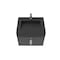 Castello Usa Nile 24-inch Black Vanity Set with Black Top and Brushed Nickel Handles CB-MC-24BLK-BN-2053-BL - alternate 3