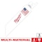 Milwaukee Tool M12 Hackzall Blade-Multi-Material, PK5 49-00-5410 - alternate 3