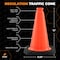 Xpose Safety Traffic Safety Cone, 12 in, PVC Plastic, No Collar, Orange, 6 pk OTC12-6-X-S - alternate 3