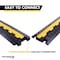 Kable Kontrol Cable Ramp, 1-1/2 in H, 38 in L, 10 in W, 1 Channel, Polyurethane/Rubber, Bright Yellow CP9896 - alternate 2