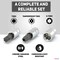 Neiko Torx Bit Socket and E-Torx Star Socket Set, S2 and Cr-V Steel 10070A - alternate 2