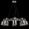 Jonathan Y Liam 26.5" 8-Light Metal LED Chandelier Chandelier, Nickel JYL6115A - alternate 4