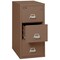 Fireking 3 Drawer, 2 Hr Fire & Impact Rated, Vertical, 31" depth Letter Tan 3-1943-2TN - alternate 2