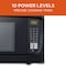 Commercial Chef 1.6 Cu.Ft.Countertop Microwave Oven, 1000 Watts, Small Compact Size, 10 Power Levels, Black CHM16100B6C - alternate 2